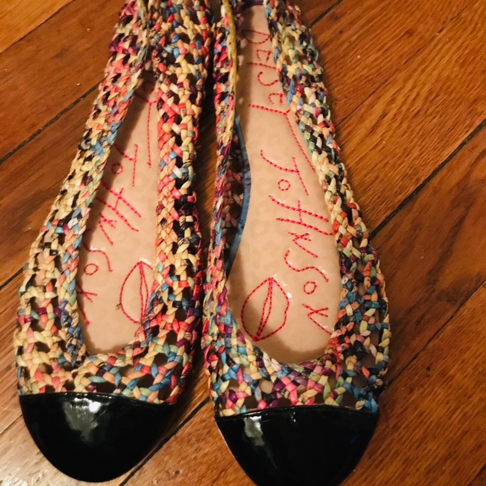 Betsyey Johnson rainbow flats!!